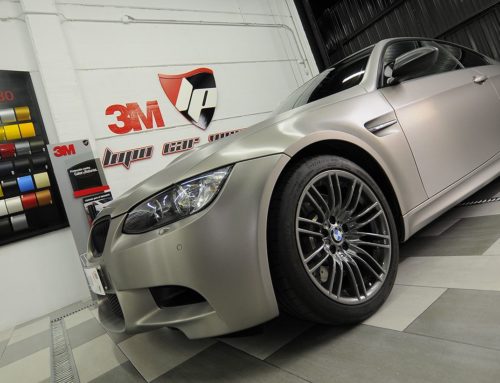 BMW M3 acero cepillado titanio
